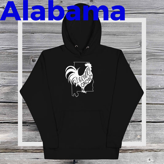 Unisex Locally Grown Alabama Cock Hoodie