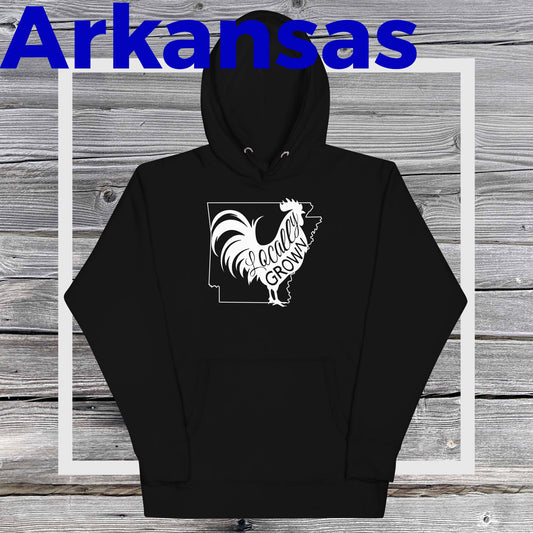 Unisex Locally Grown Arkansas Cock Hoodie