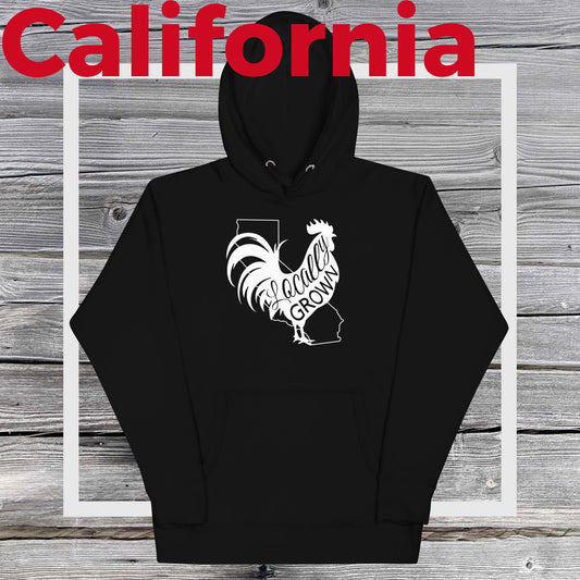 Unisex Locally Grown California Cock Hoodie