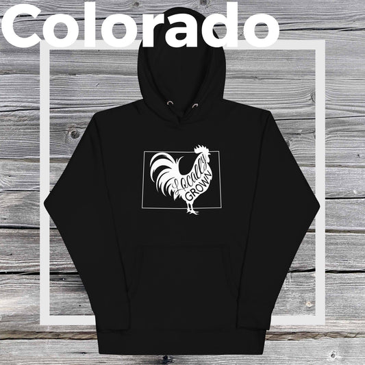 Unisex Locally Grown Colorado Cock Hoodie