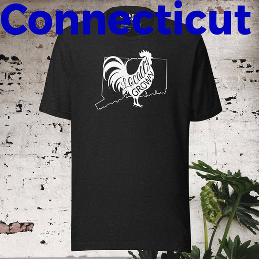 Unisex Locally Grown Connecticut Cock Tee