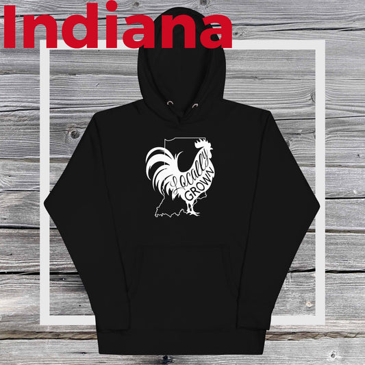 Unisex Locally Grown Indiana Cock Hoodie