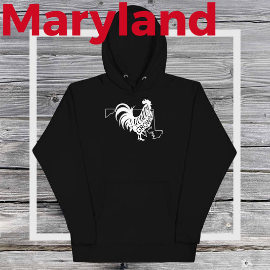 Unisex Locally Grown Maryland Cock Hoodie