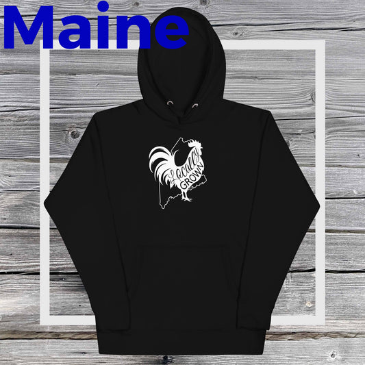 Unisex Locally Grown Maine Cock Hoodie