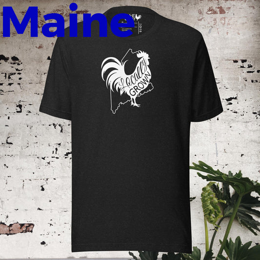 Unisex Locally Grown Maine Cock Tee