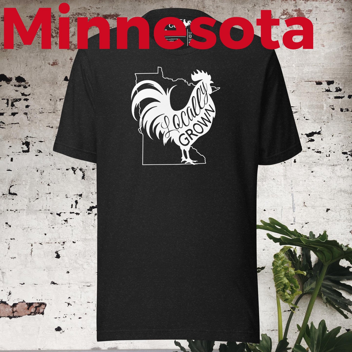 Unisex Locally Grown Minnesota Cock Tee