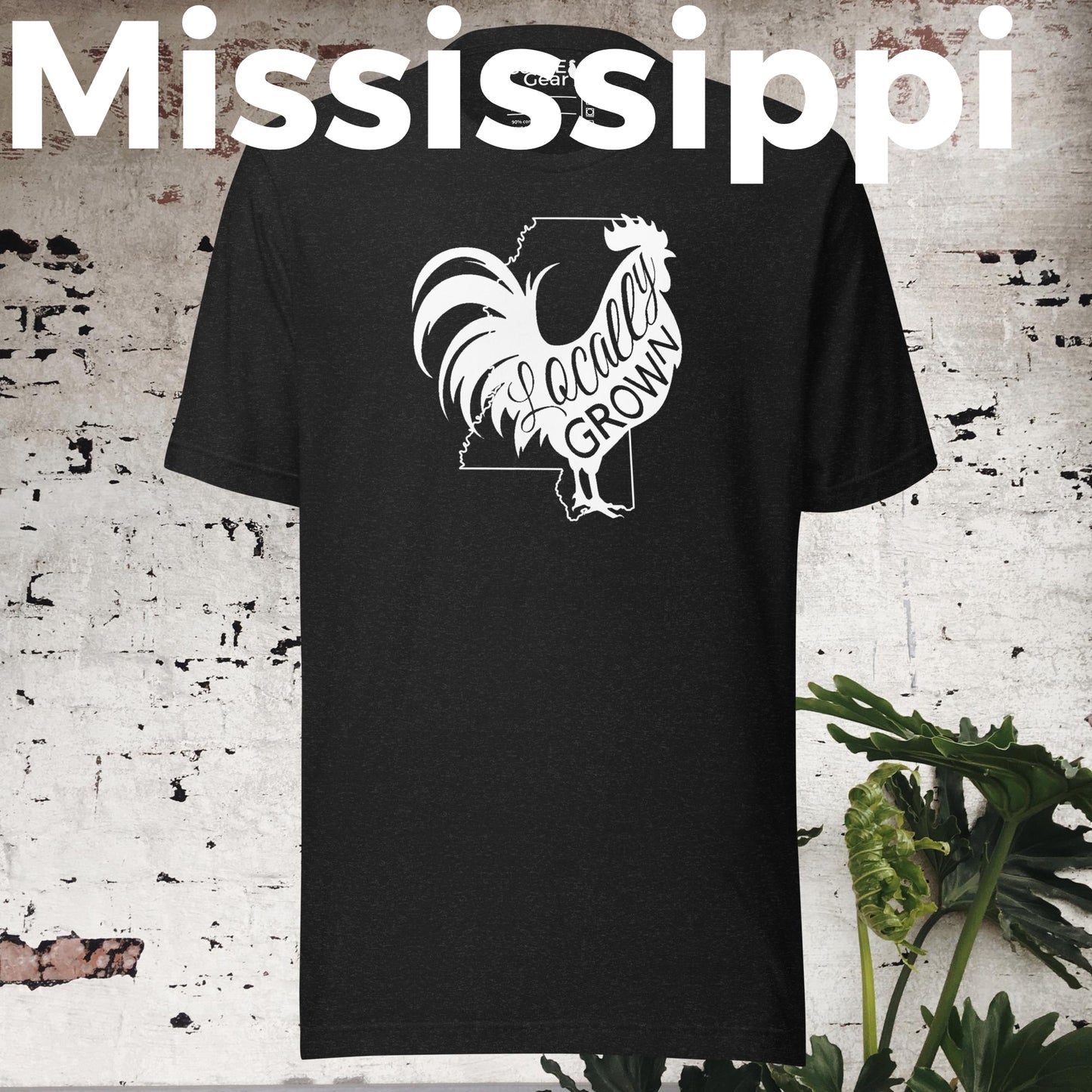 Unisex Locally Grown Mississippi Cock Tee