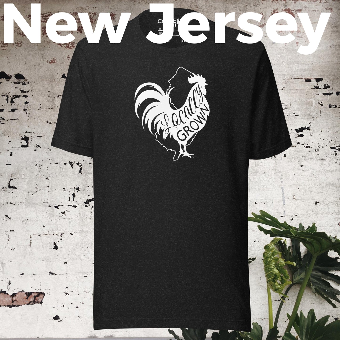 Unisex Locally Grown New Jersey Cock Tee