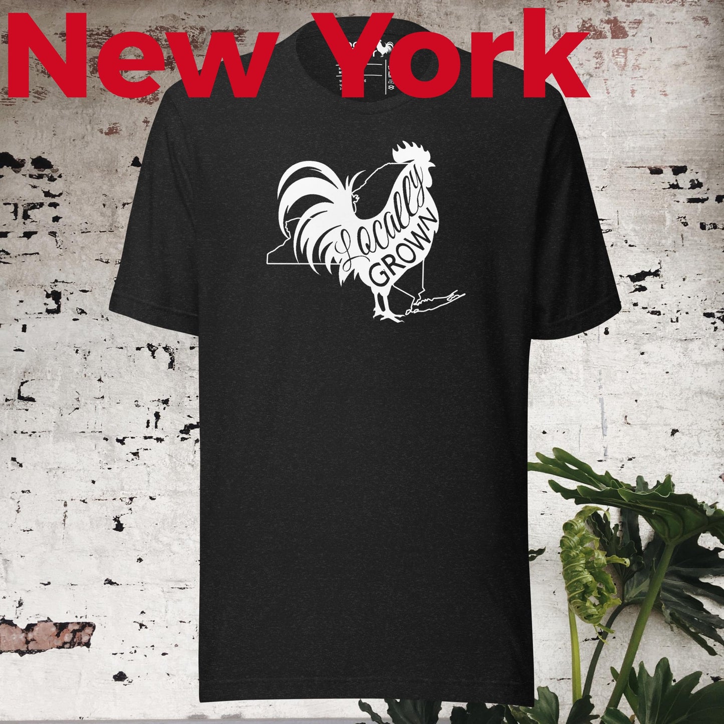 Unisex Locally Grown New York Cock Tee