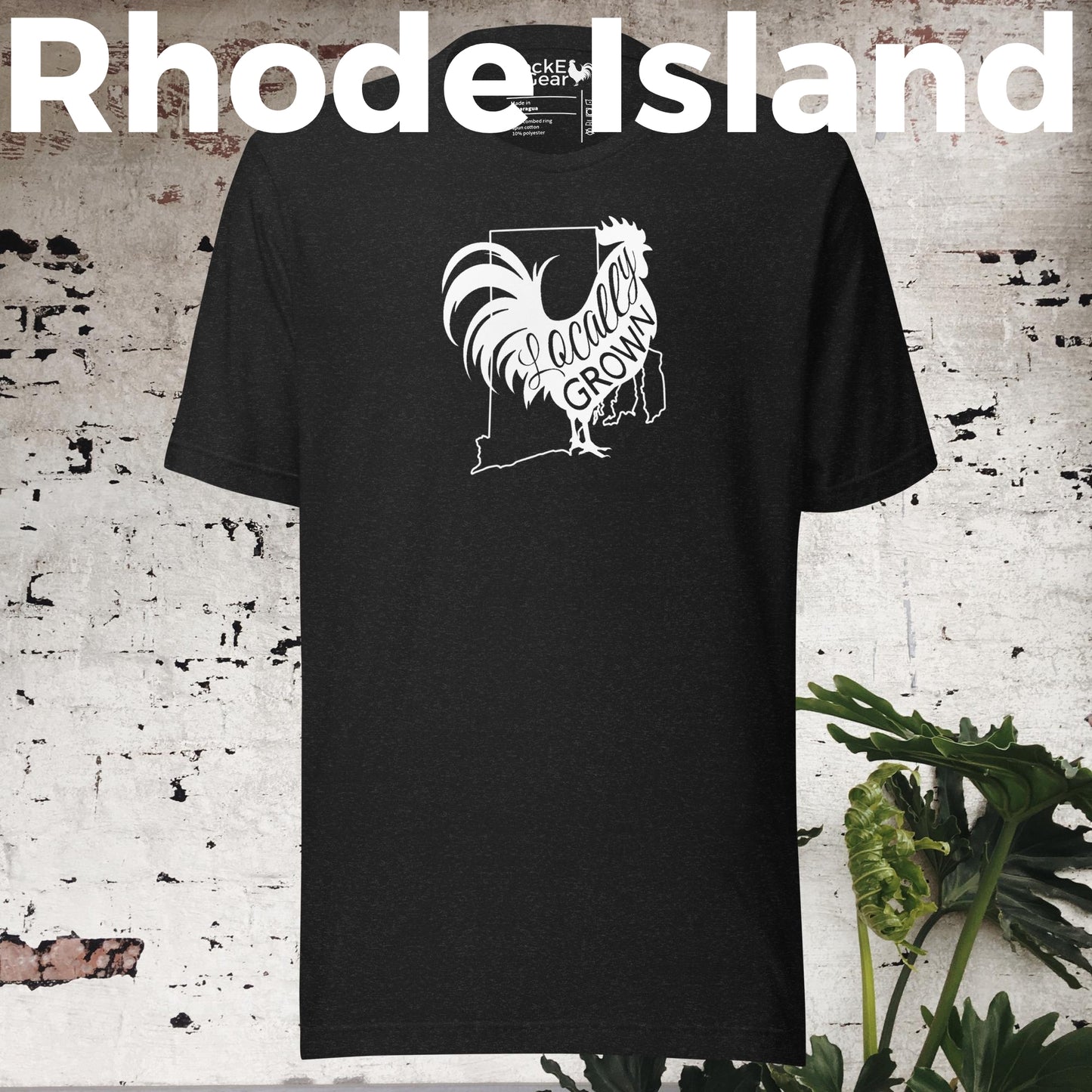 Unisex Locally Grown Rhode Island Cock Tee