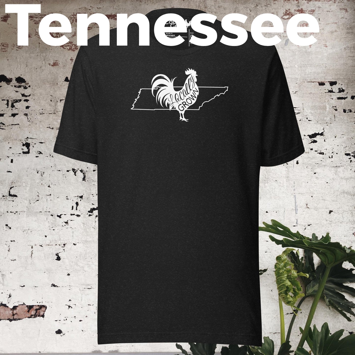 Unisex Locally Grown Tennessee Cock Tee