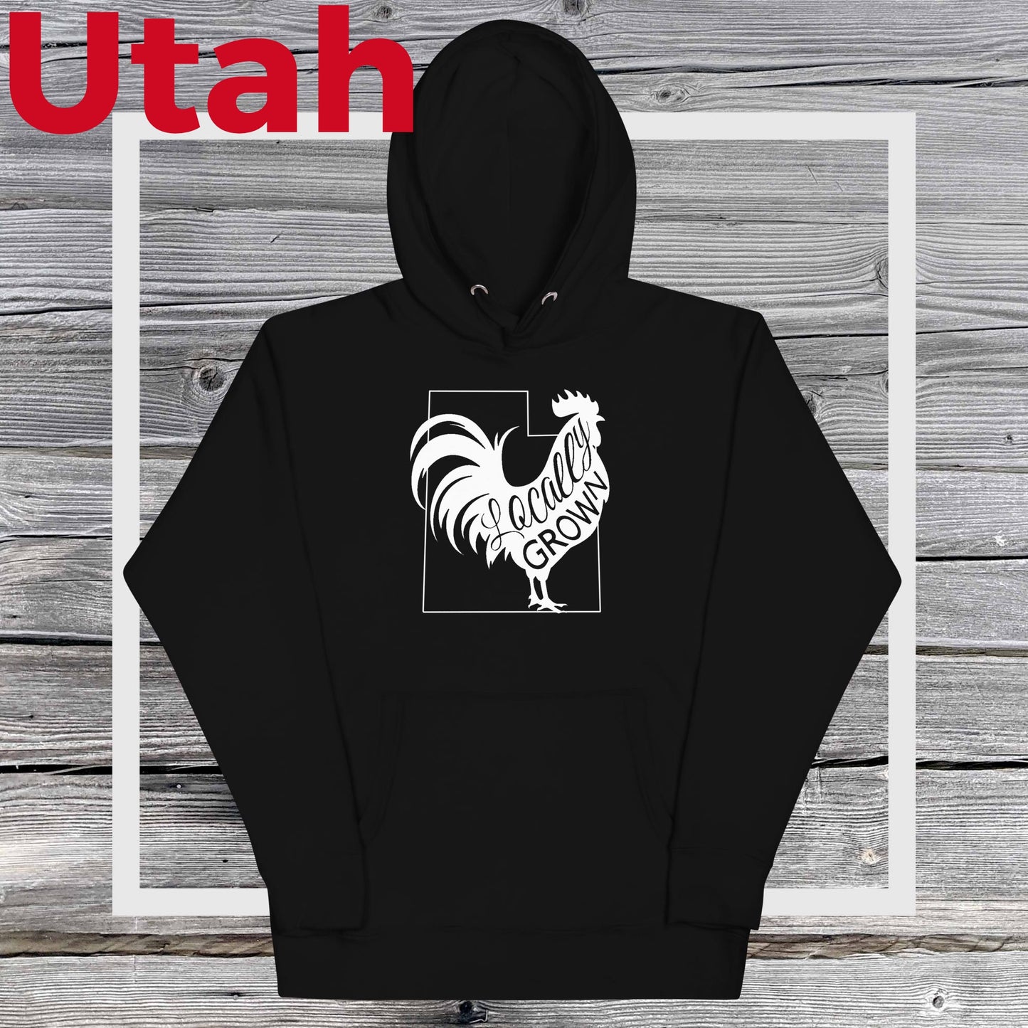 Unisex Locally Grown Utah Cock Hoodie