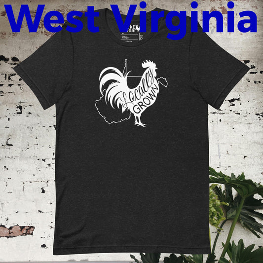 Unisex Locally Grown West Virginia Cock Tee