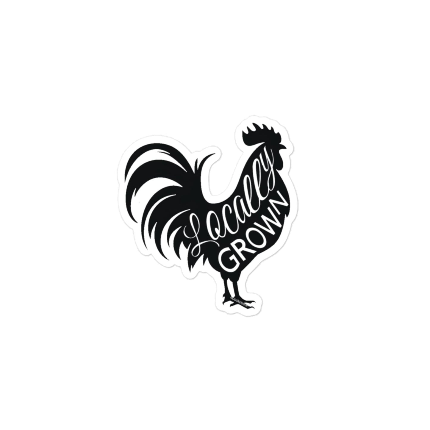 Locally Grown Cock | Durable Bubble-free Vinyl Sticker