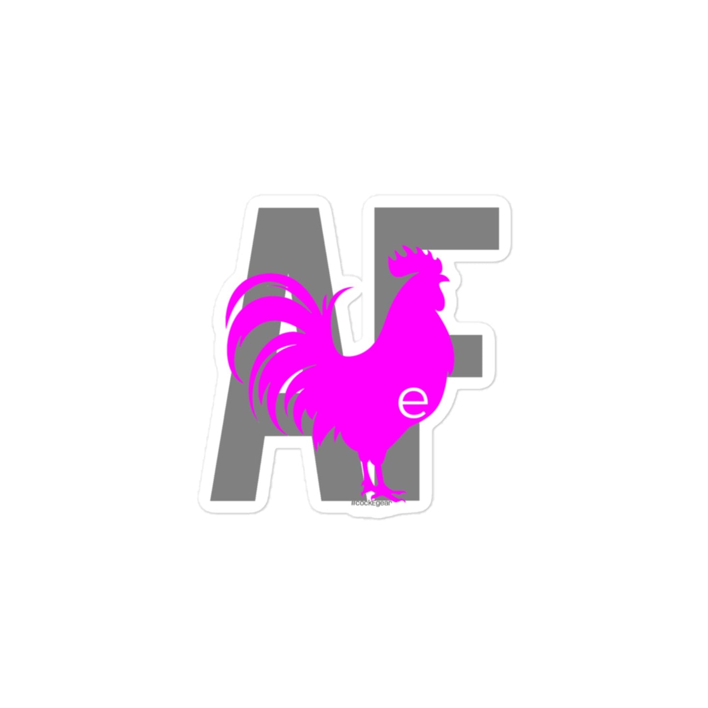 CockE AF (Pink) | Durable Bubble-free sticker