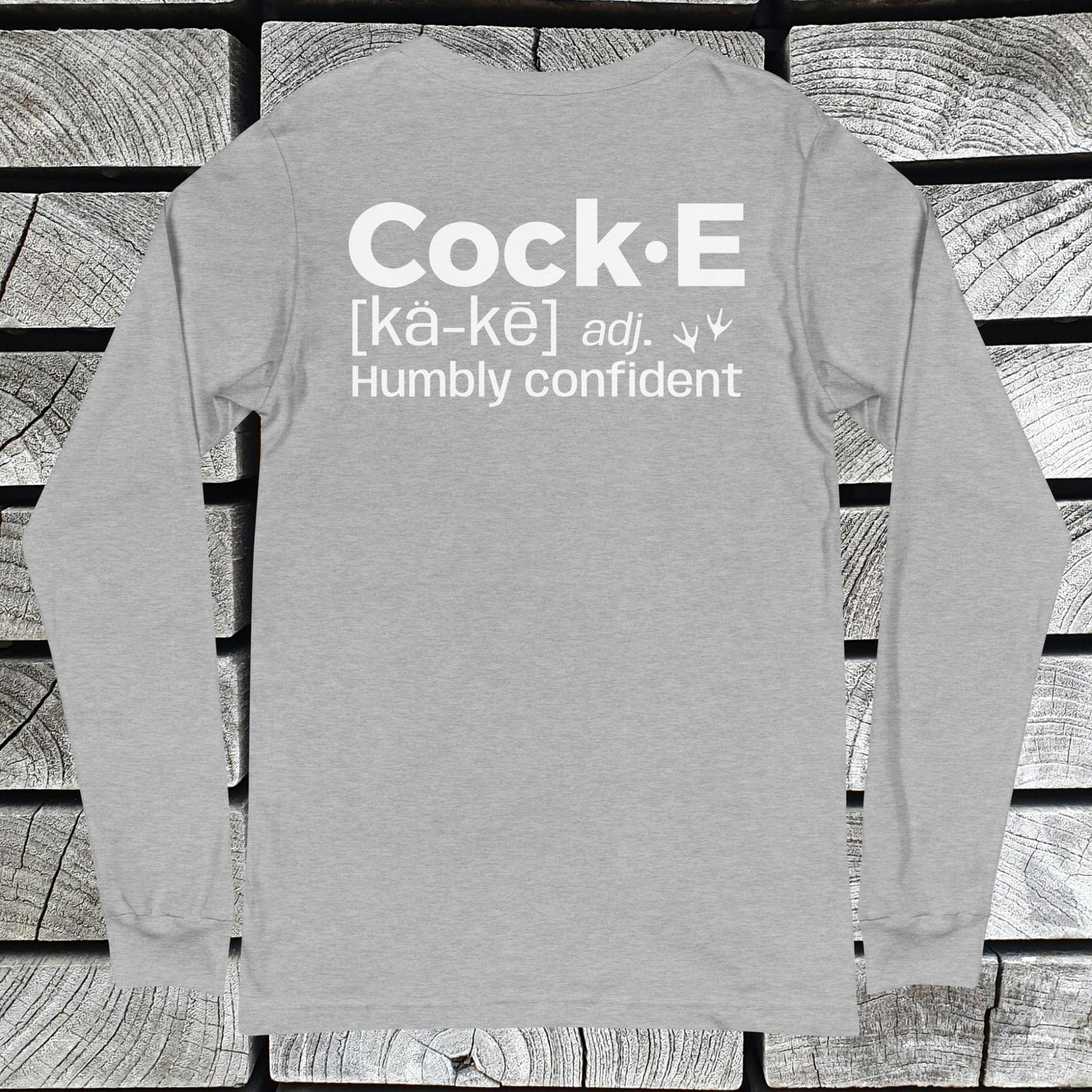 CockE Defined (Adjective) Unisex Long Sleeve Tee