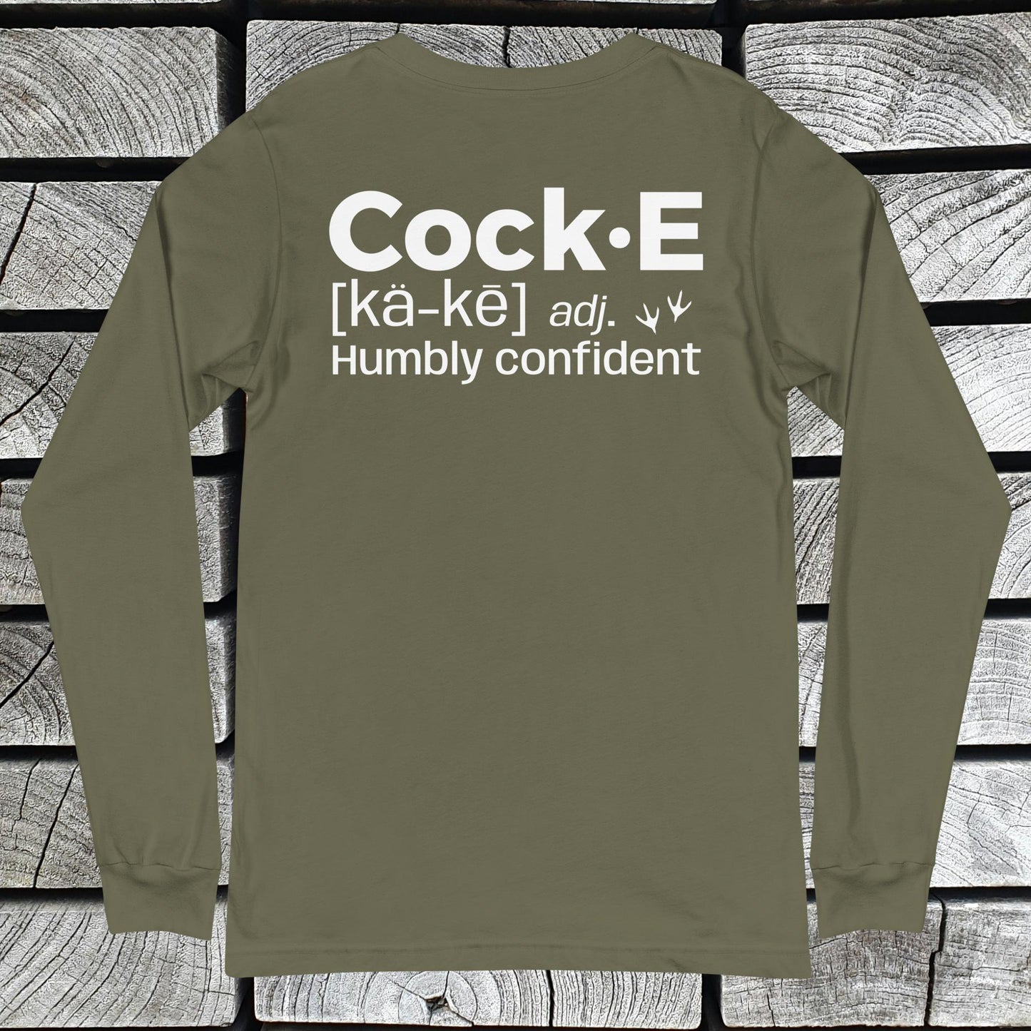 CockE Defined (Adjective) Unisex Long Sleeve Tee