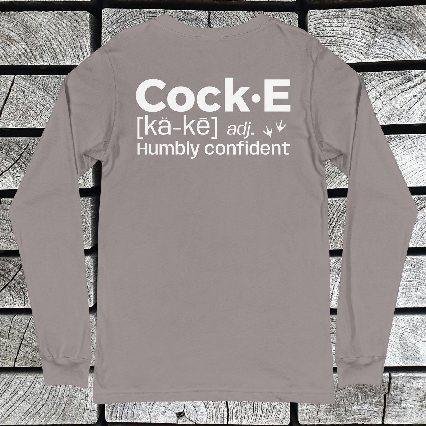 CockE Defined (Adjective) Unisex Long Sleeve Tee