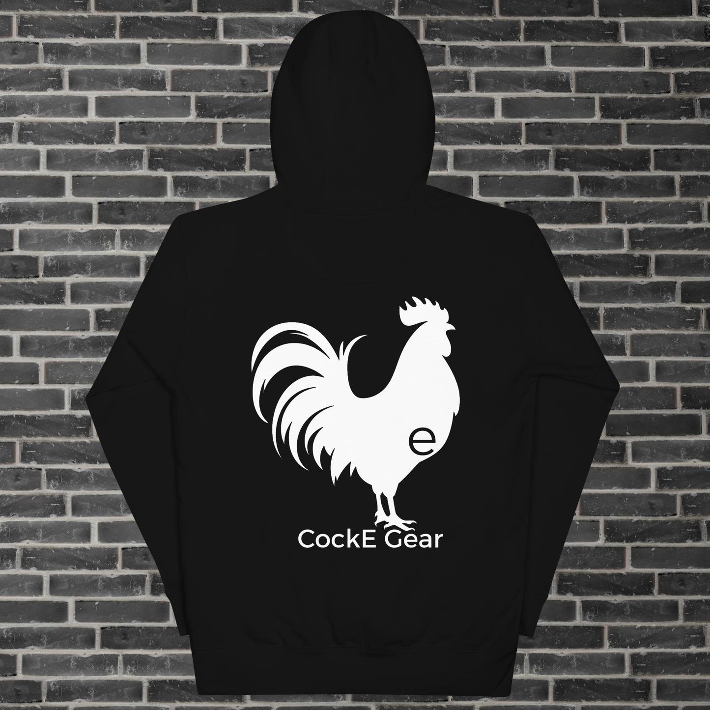 Unisex CockE Gear Logo Hoodie | Back Design