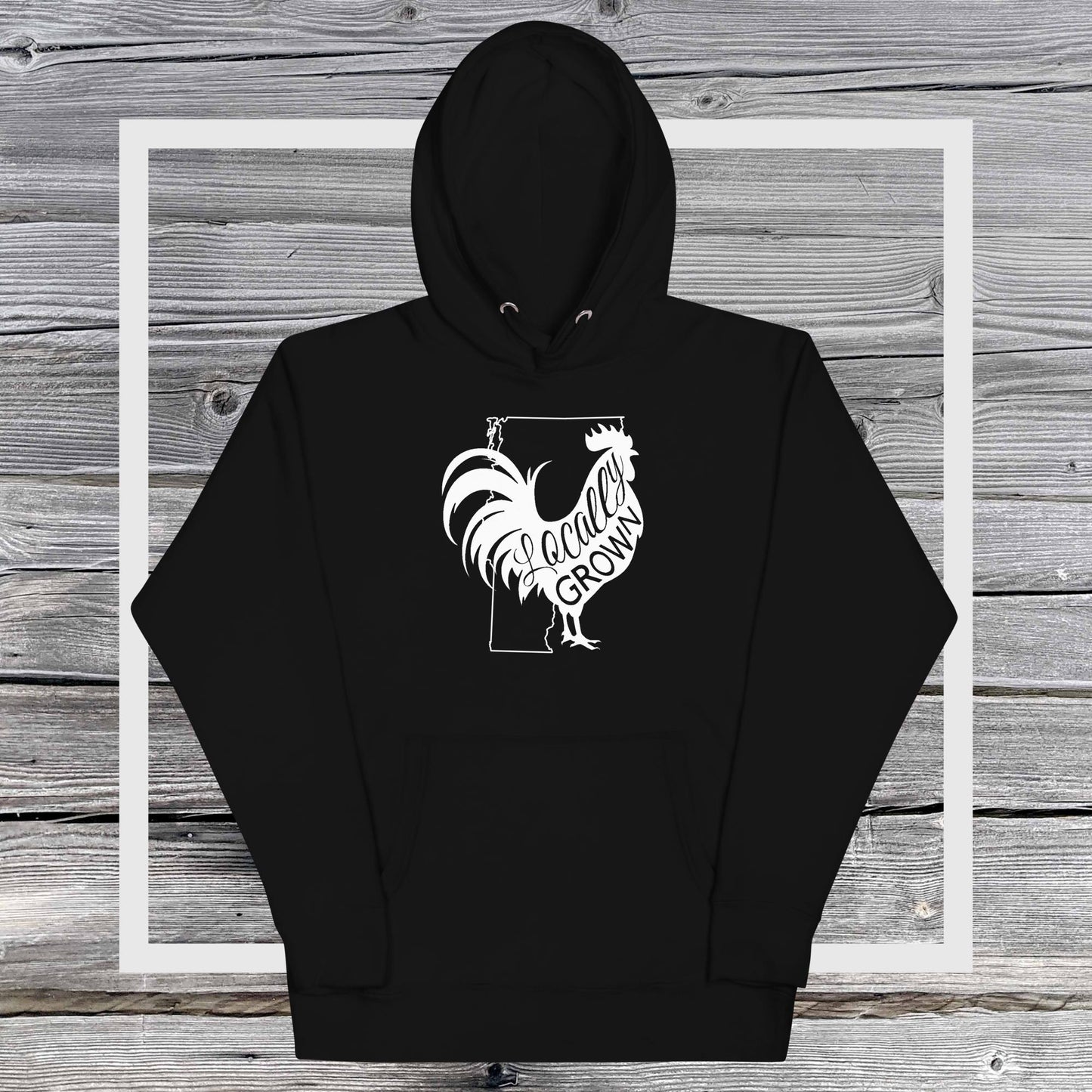 Unisex Locally Grown Vermont Cock Hoodie