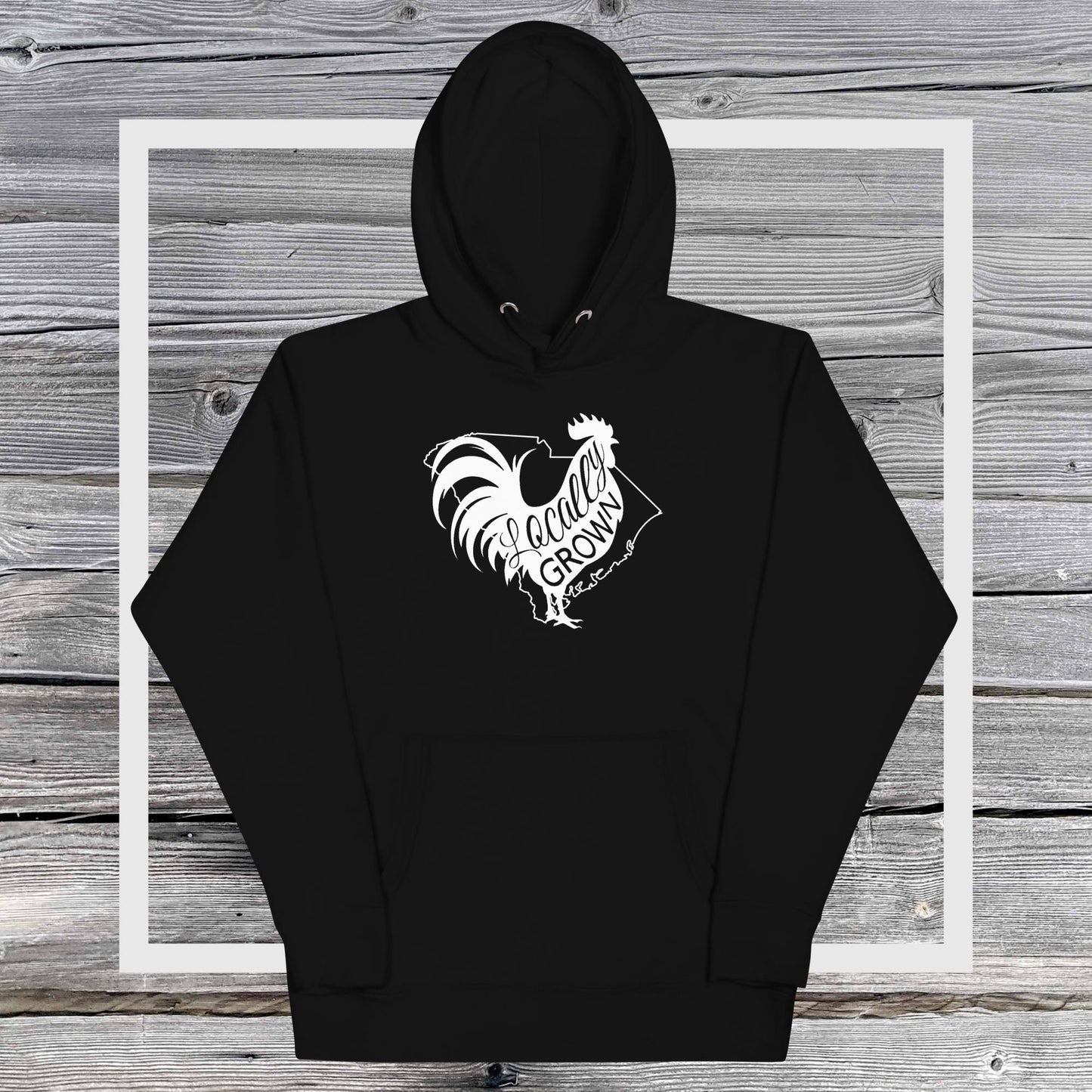 Unisex Locally Grown South Carolina Cock Hoodie