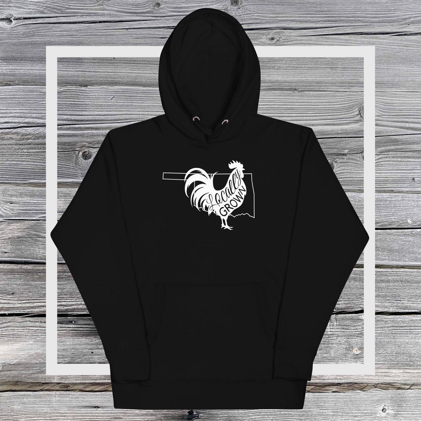 Unisex Locally Grown Oklahoma Cock Hoodie