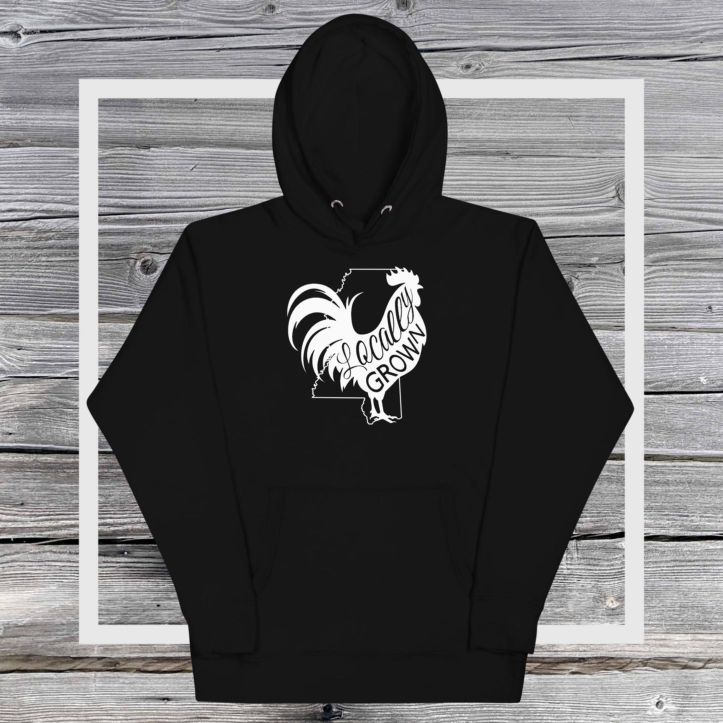 Unisex Locally Grown Mississippi Cock Hoodie