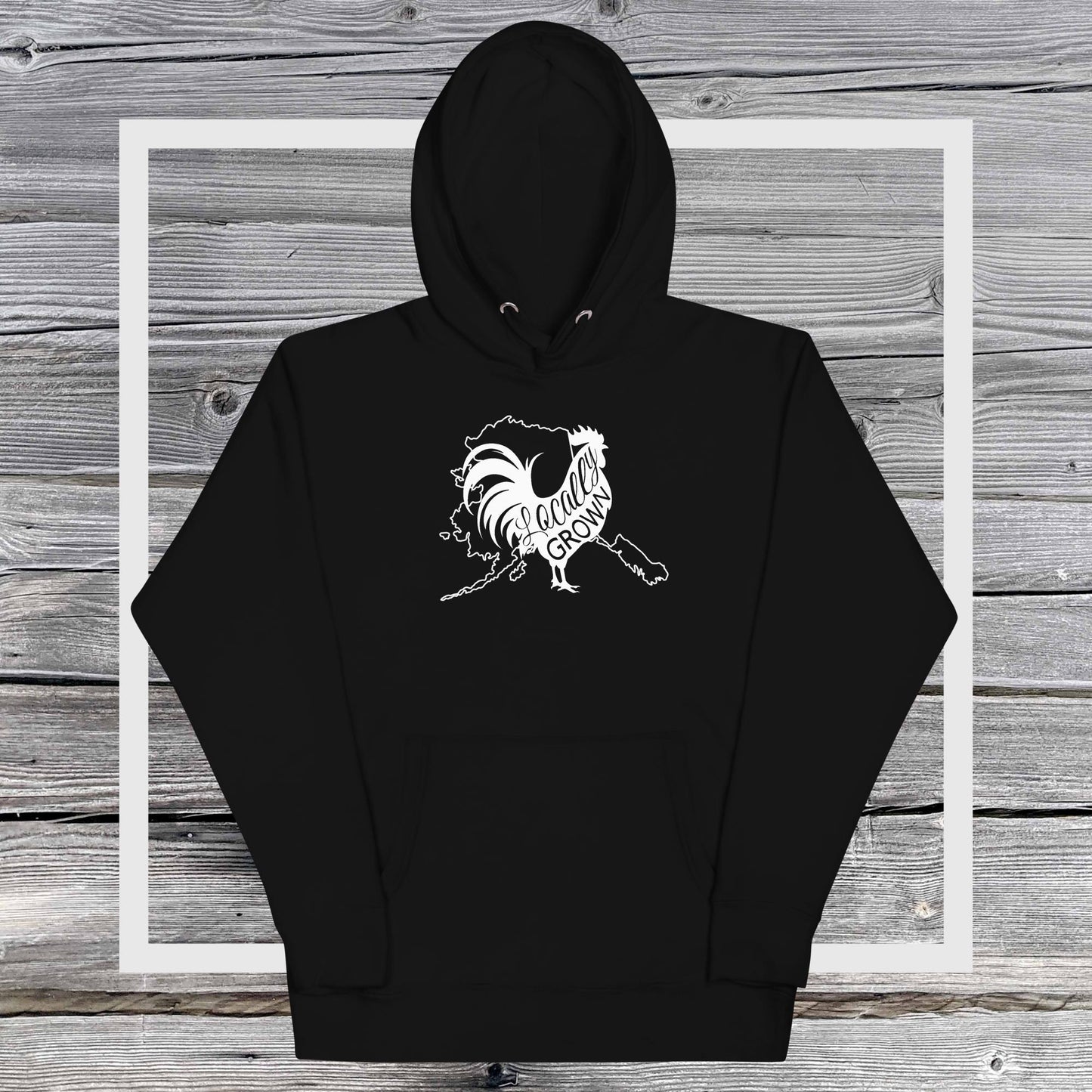 Unisex Locally Grown Alaska Cock Hoodie