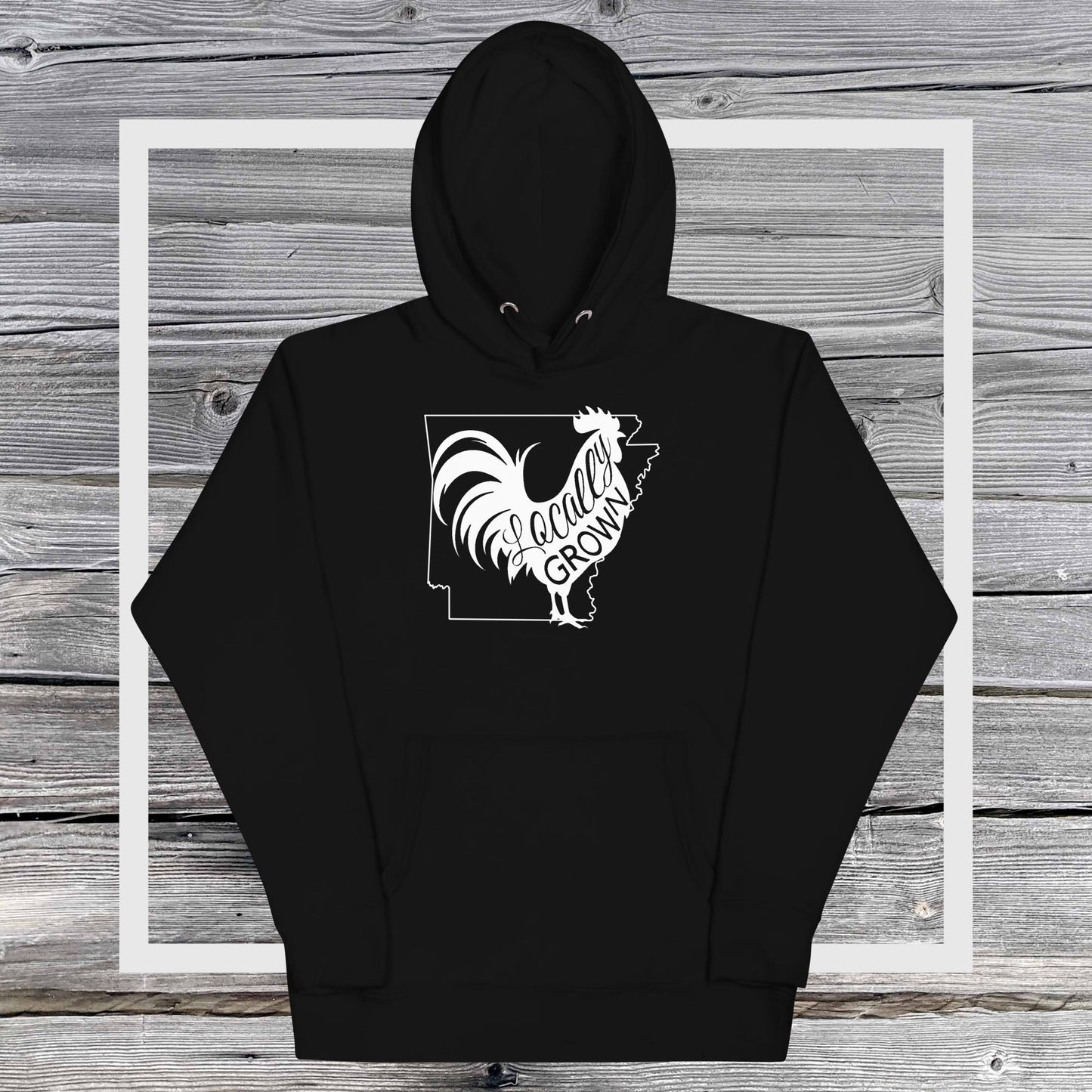 Unisex Locally Grown Arkansas Cock Hoodie