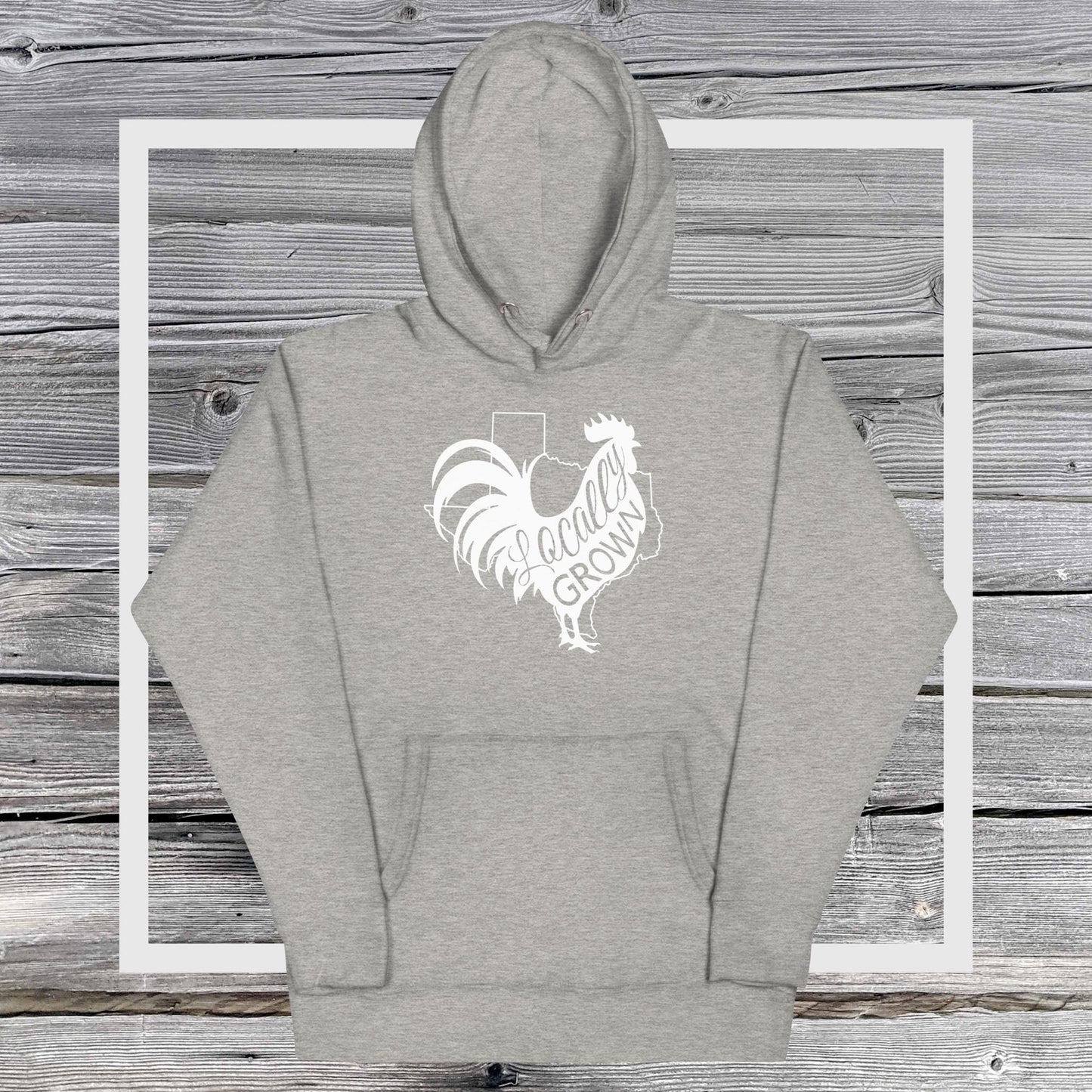 Unisex Locally Grown Texas Cock Hoodie