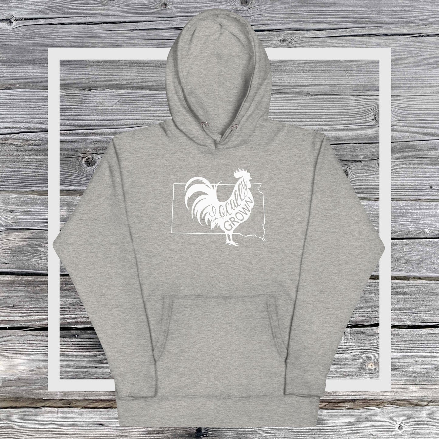 Unisex Locally Grown South Dakota Cock Hoodie