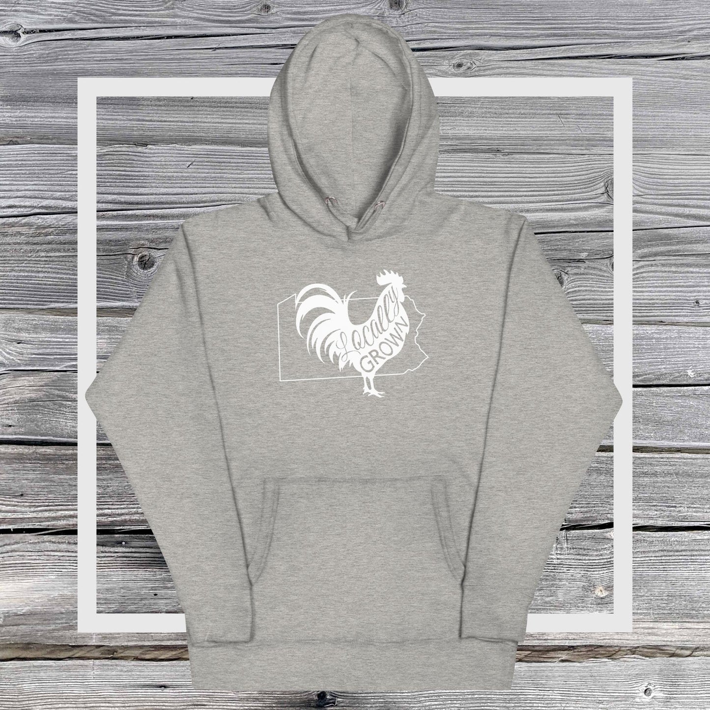 Unisex Locally Grown Pennsylvania Cock Hoodie