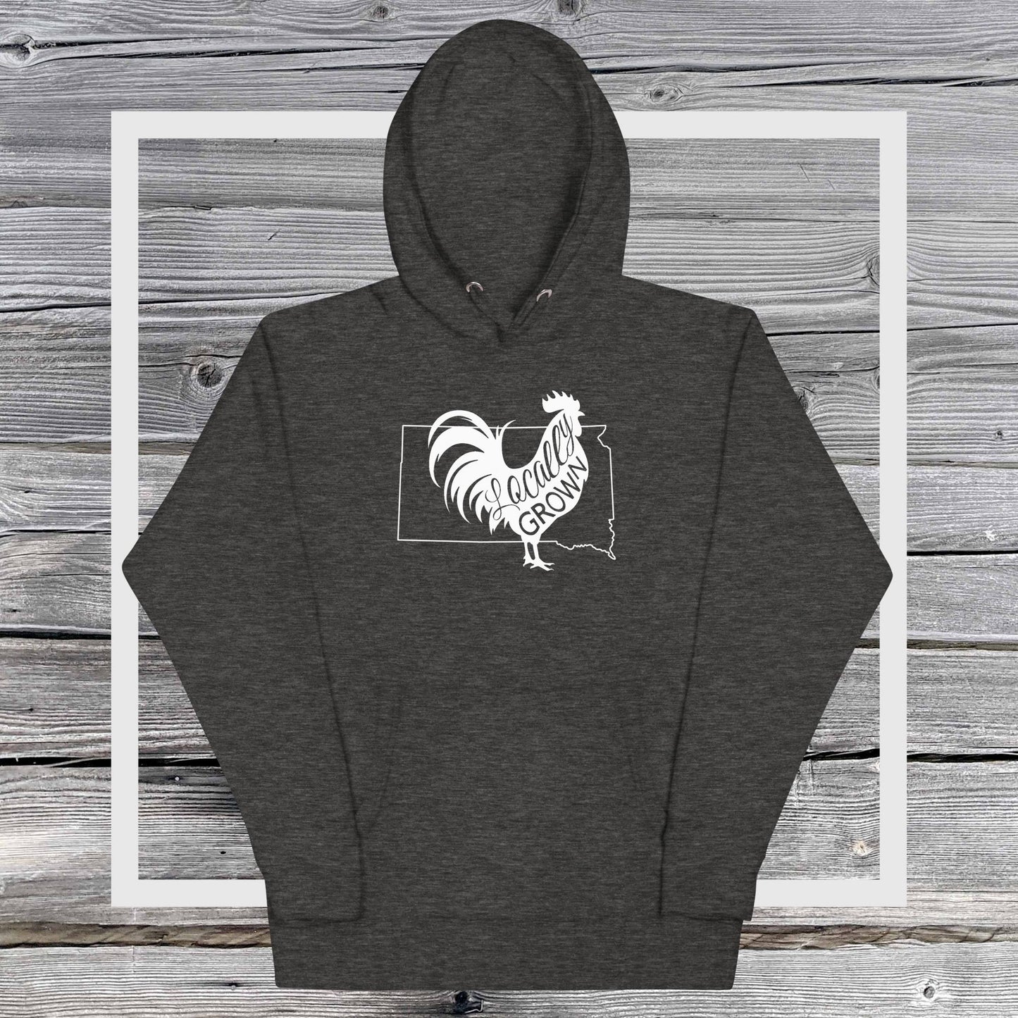 Unisex Locally Grown South Dakota Cock Hoodie