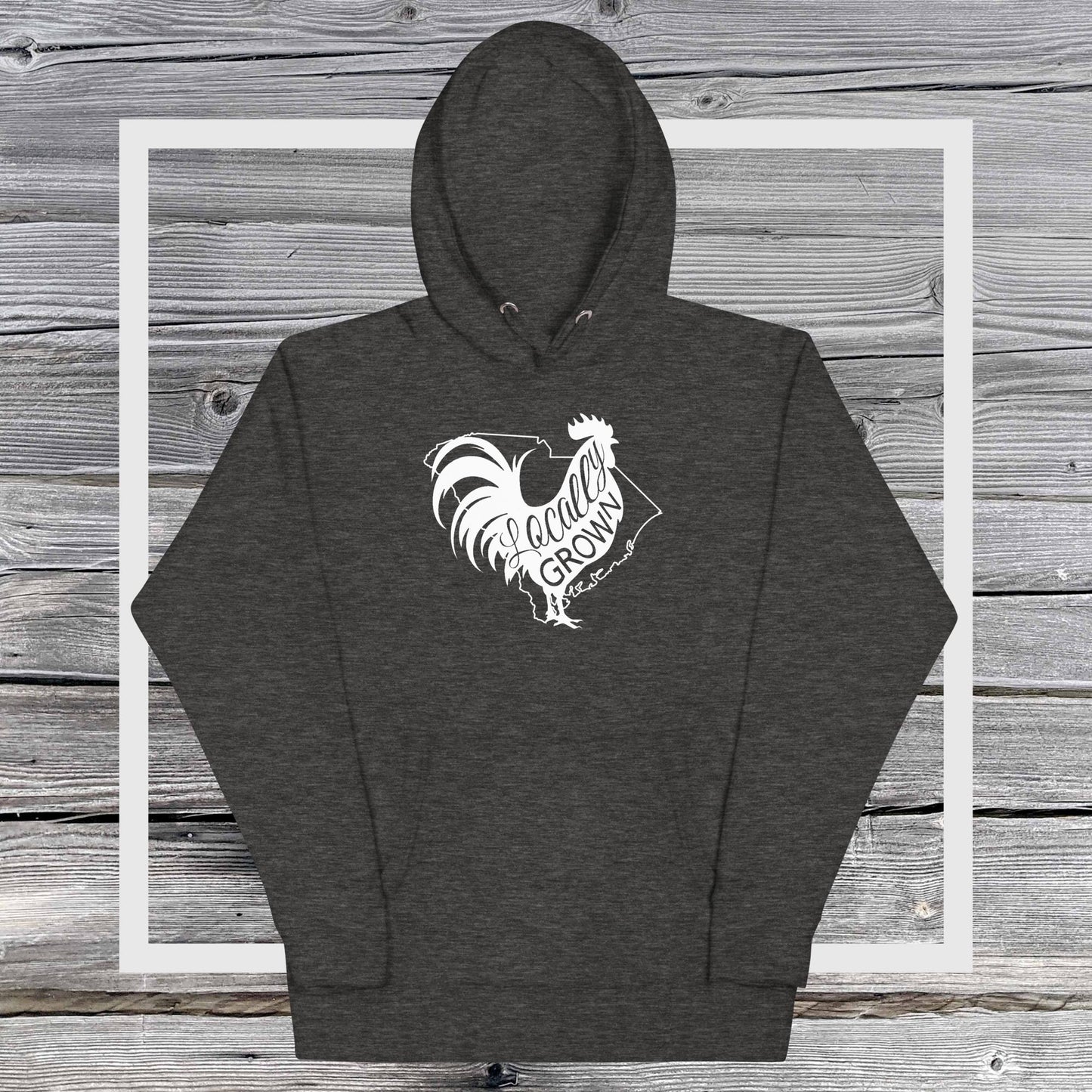 Unisex Locally Grown South Carolina Cock Hoodie