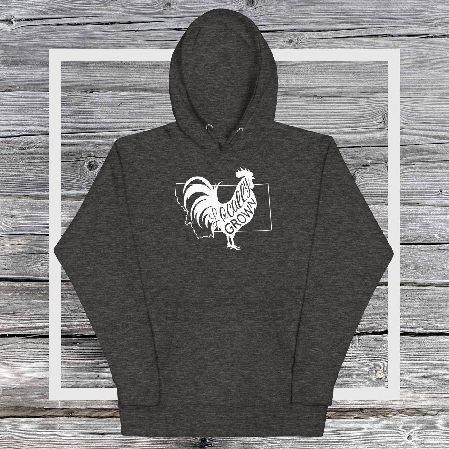 Unisex Locally Grown Montana Cock Hoodie