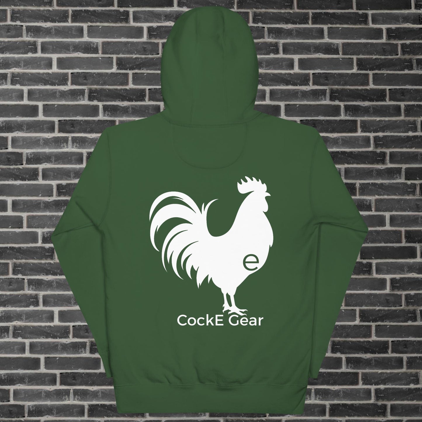 Unisex CockE Gear Logo Hoodie | Back Design