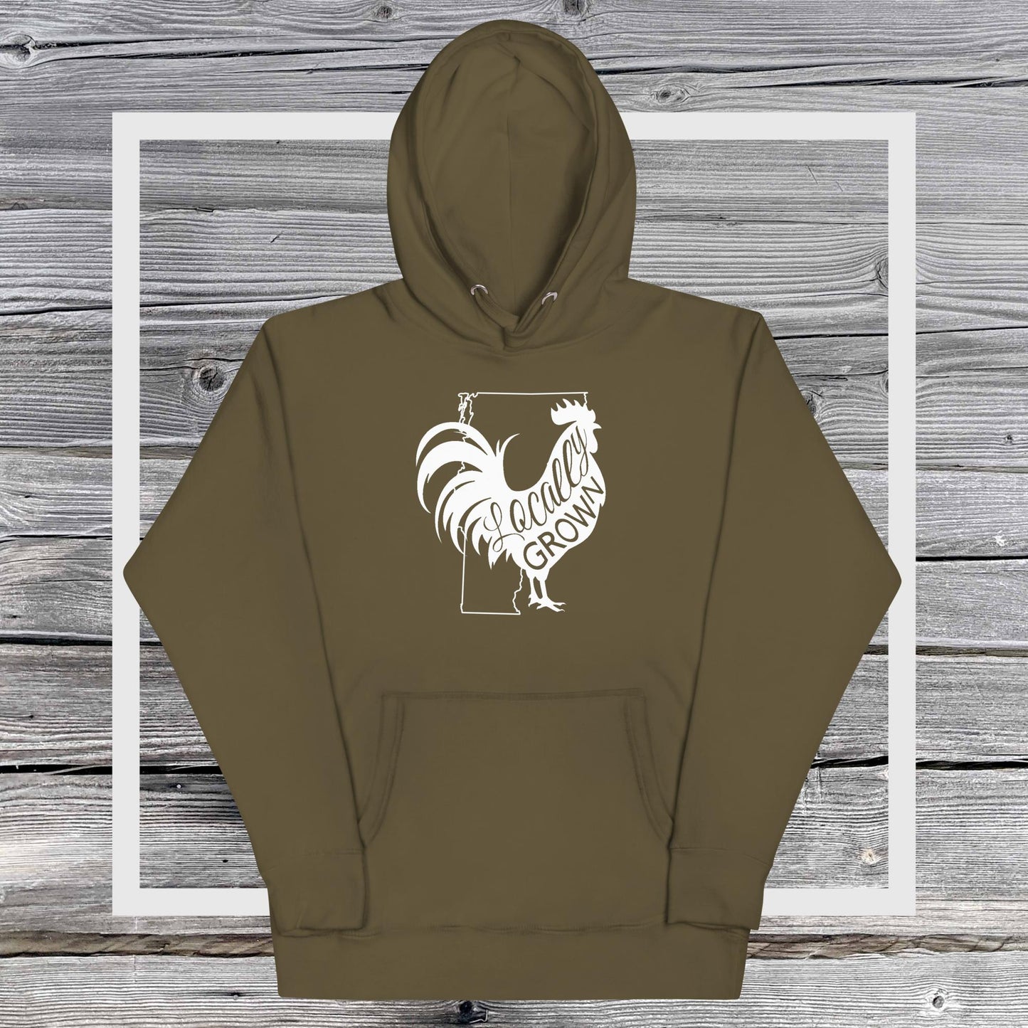 Unisex Locally Grown Vermont Cock Hoodie