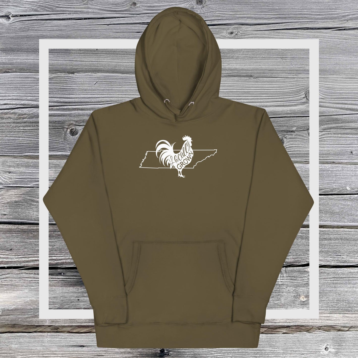 Unisex Locally Grown Tennessee Cock Hoodie