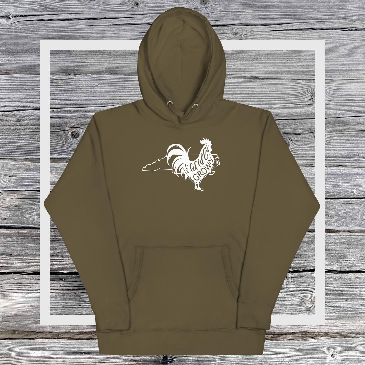 Unisex Locally Grown North Carolina Cock Hoodie