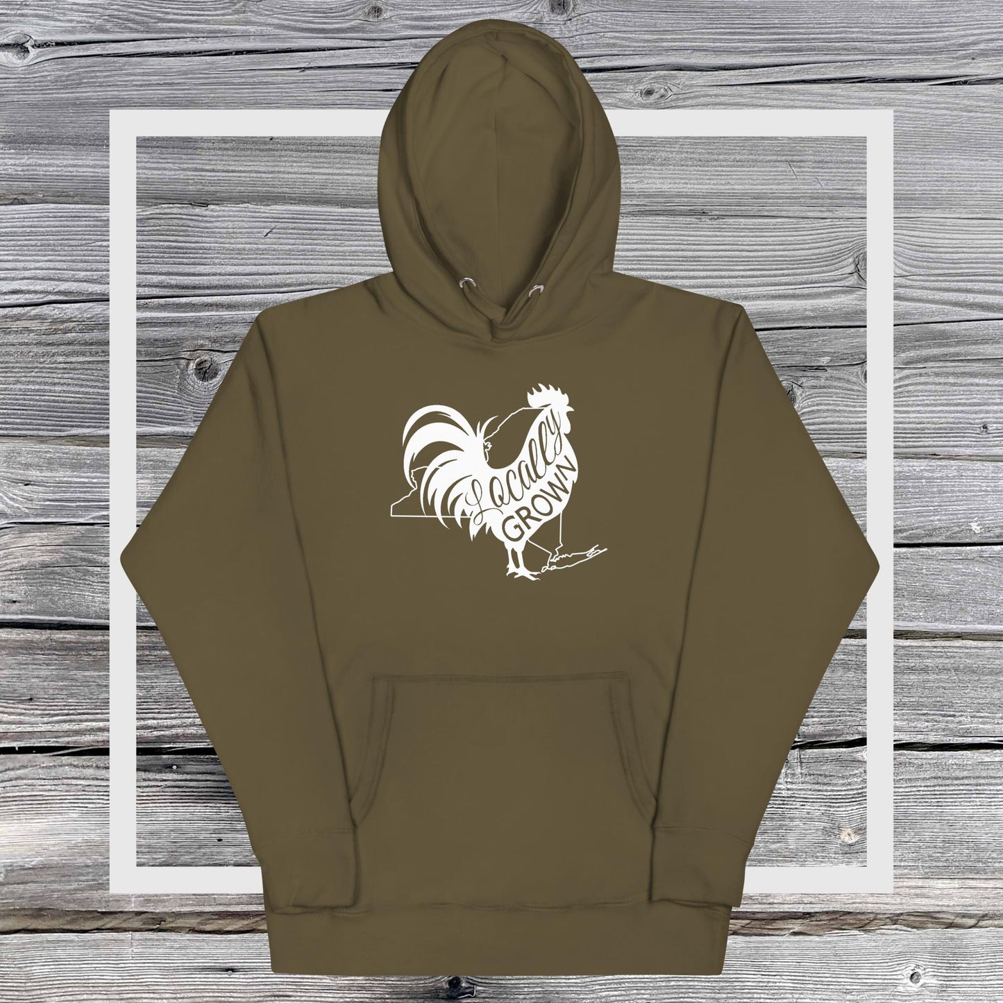 Unisex Locally Grown New York Cock Hoodie