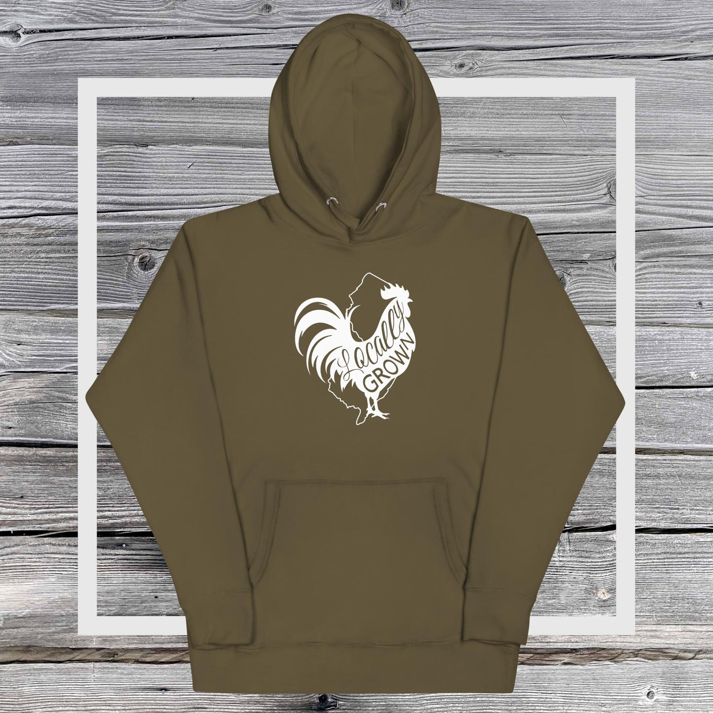 Unisex Locally Grown New Jersey Cock Hoodie