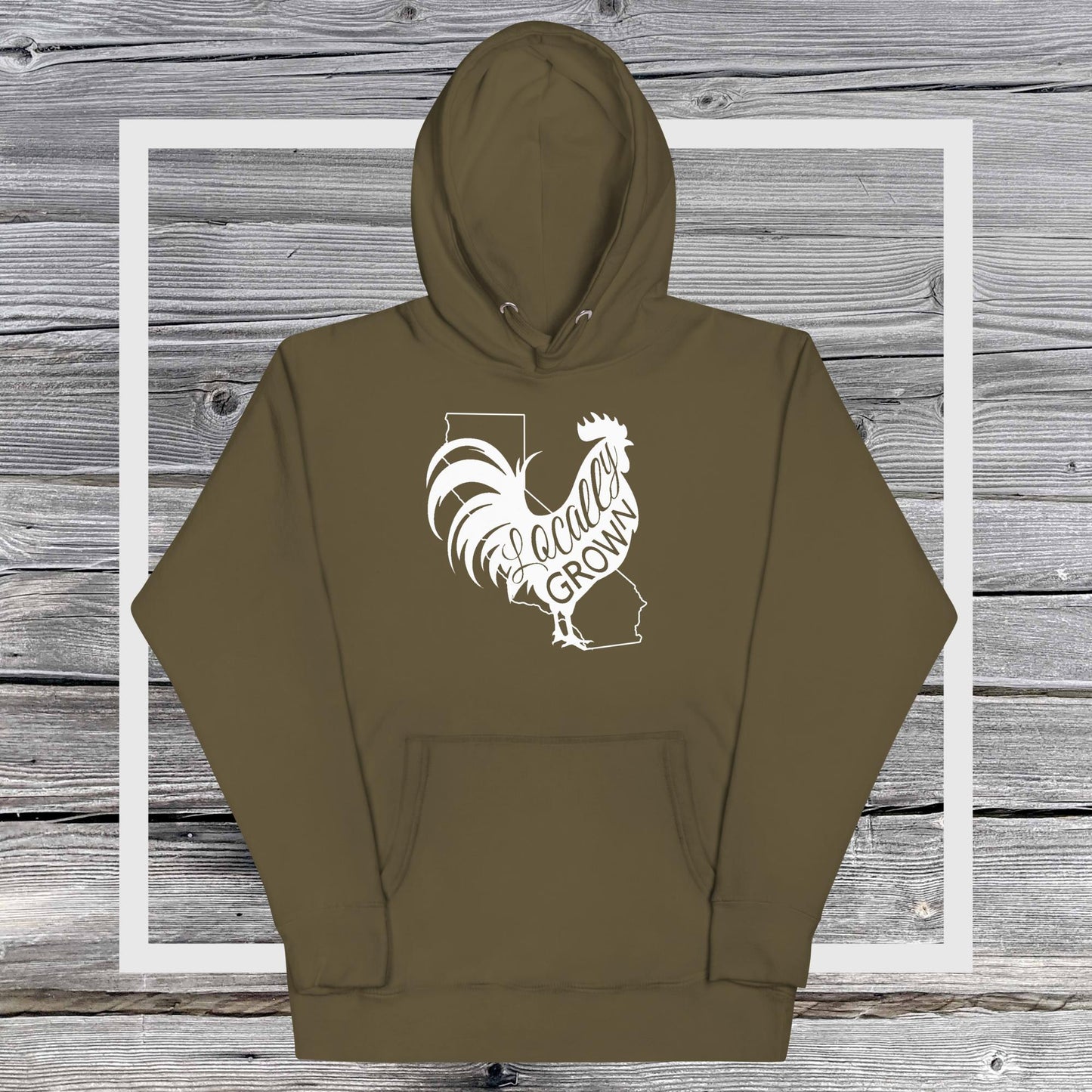 Unisex Locally Grown California Cock Hoodie