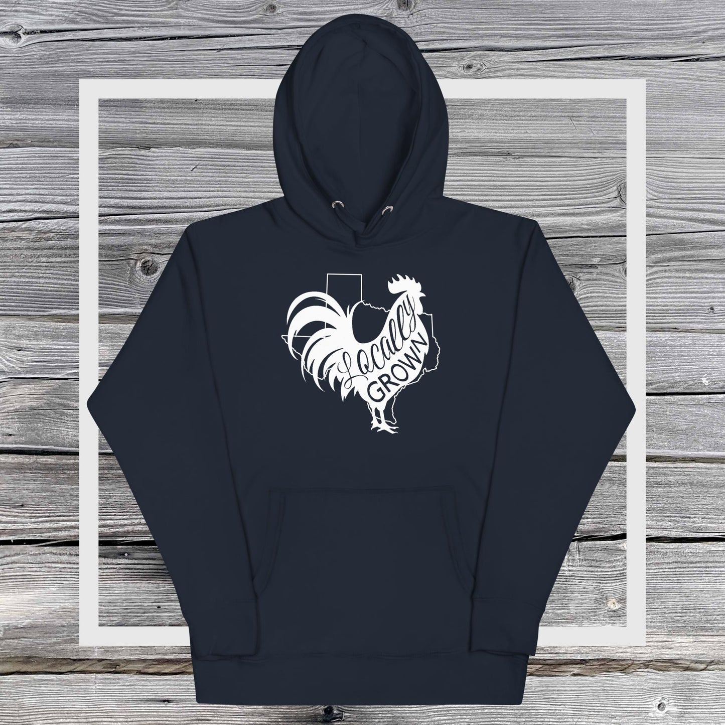 Unisex Locally Grown Texas Cock Hoodie