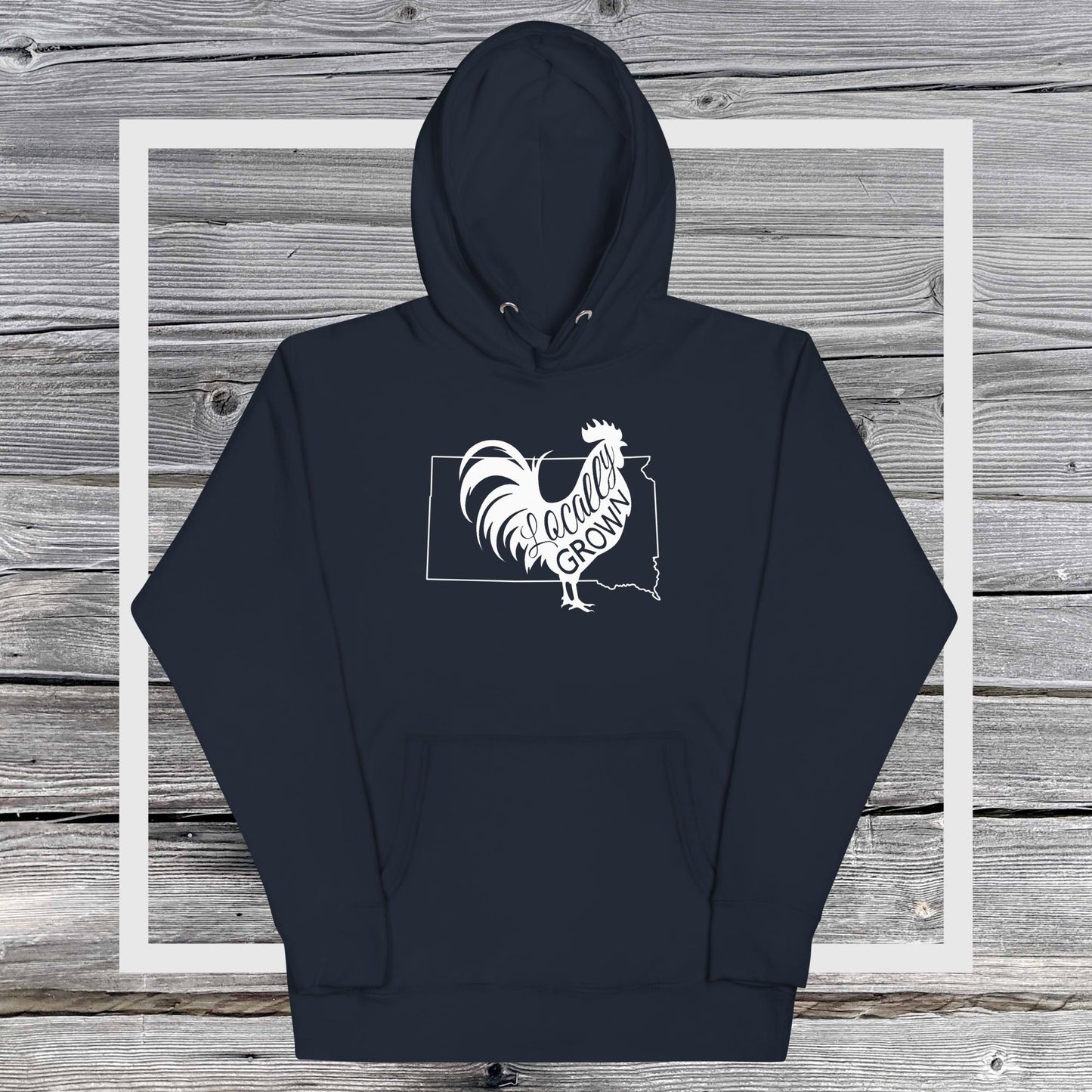 Unisex Locally Grown South Dakota Cock Hoodie