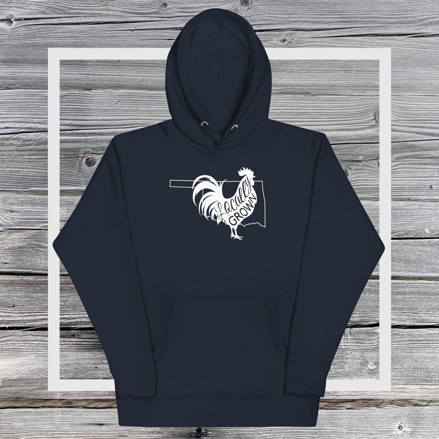 Unisex Locally Grown Oklahoma Cock Hoodie