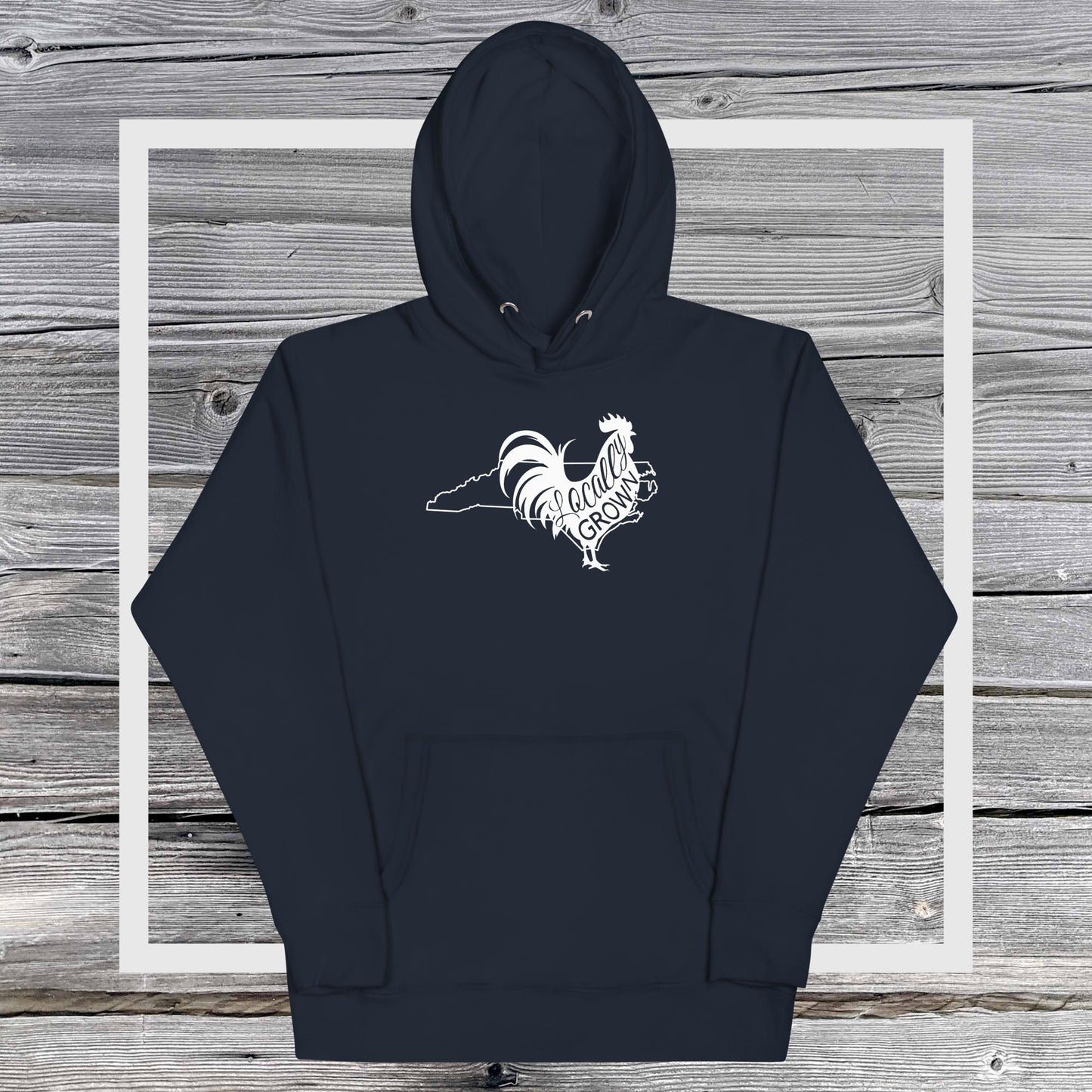 Unisex Locally Grown North Carolina Cock Hoodie