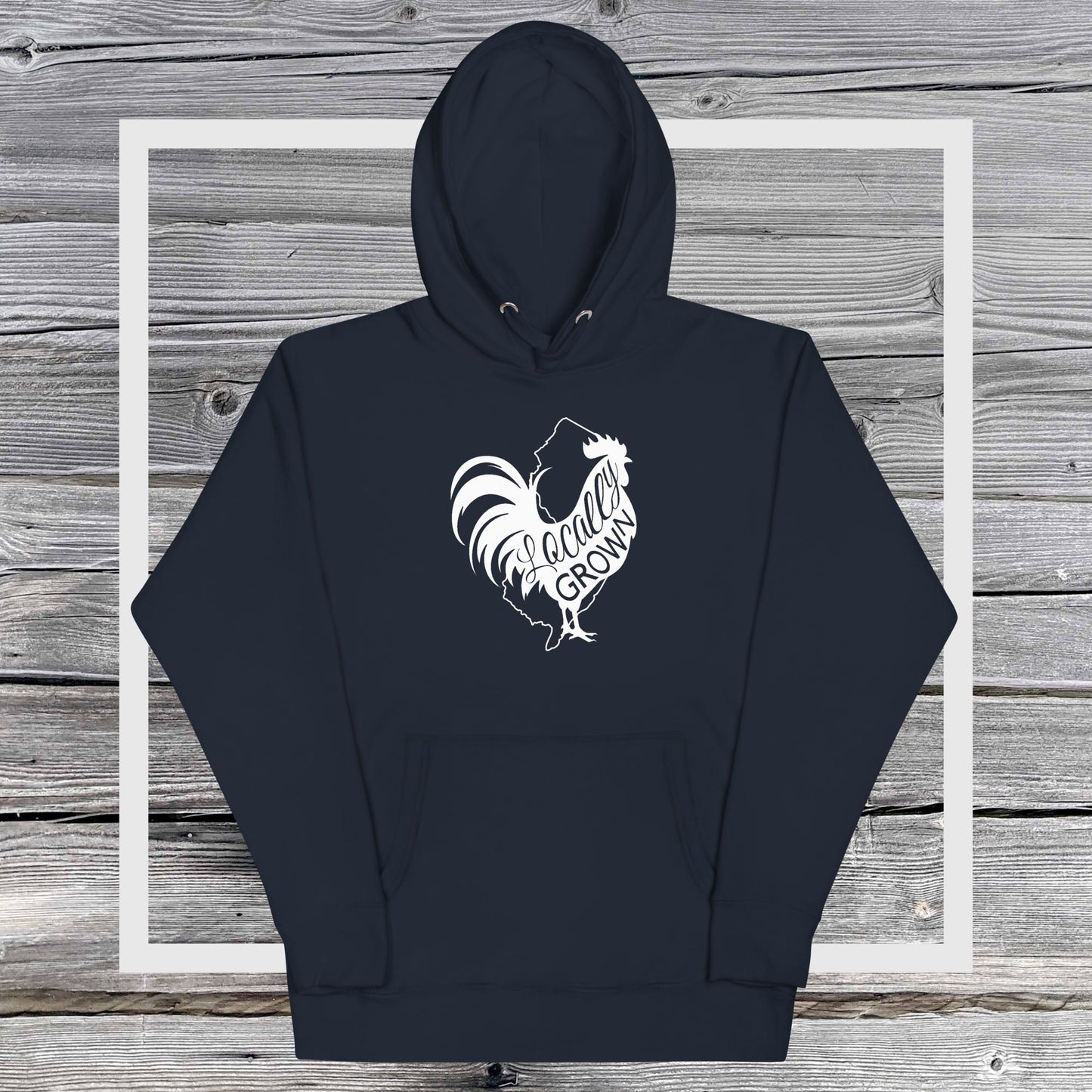 Unisex Locally Grown New Jersey Cock Hoodie