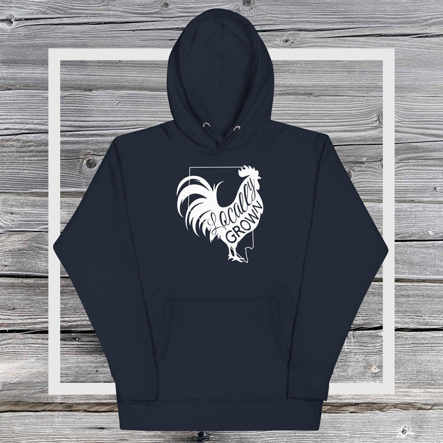 Unisex Locally Grown Nevada Cock Hoodie