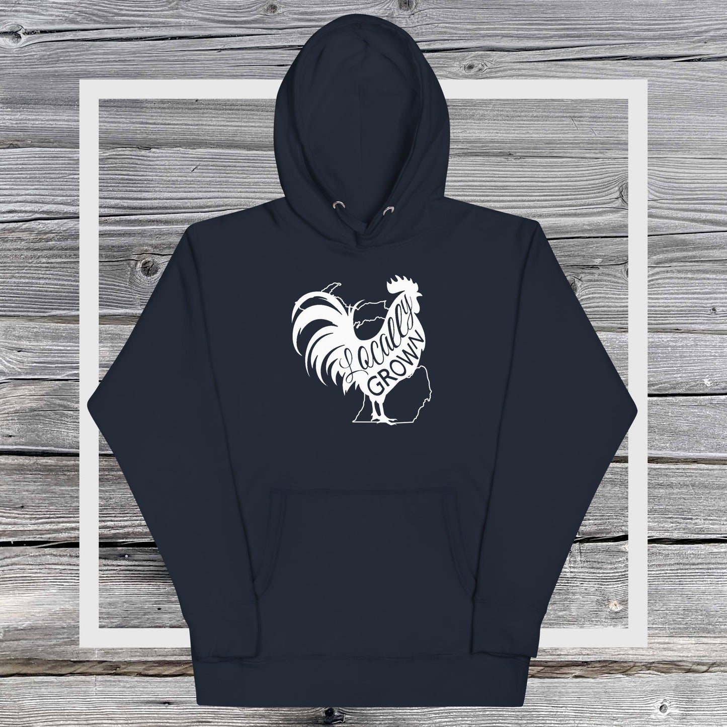 Unisex Locally Grown Michigan Cock Hoodie