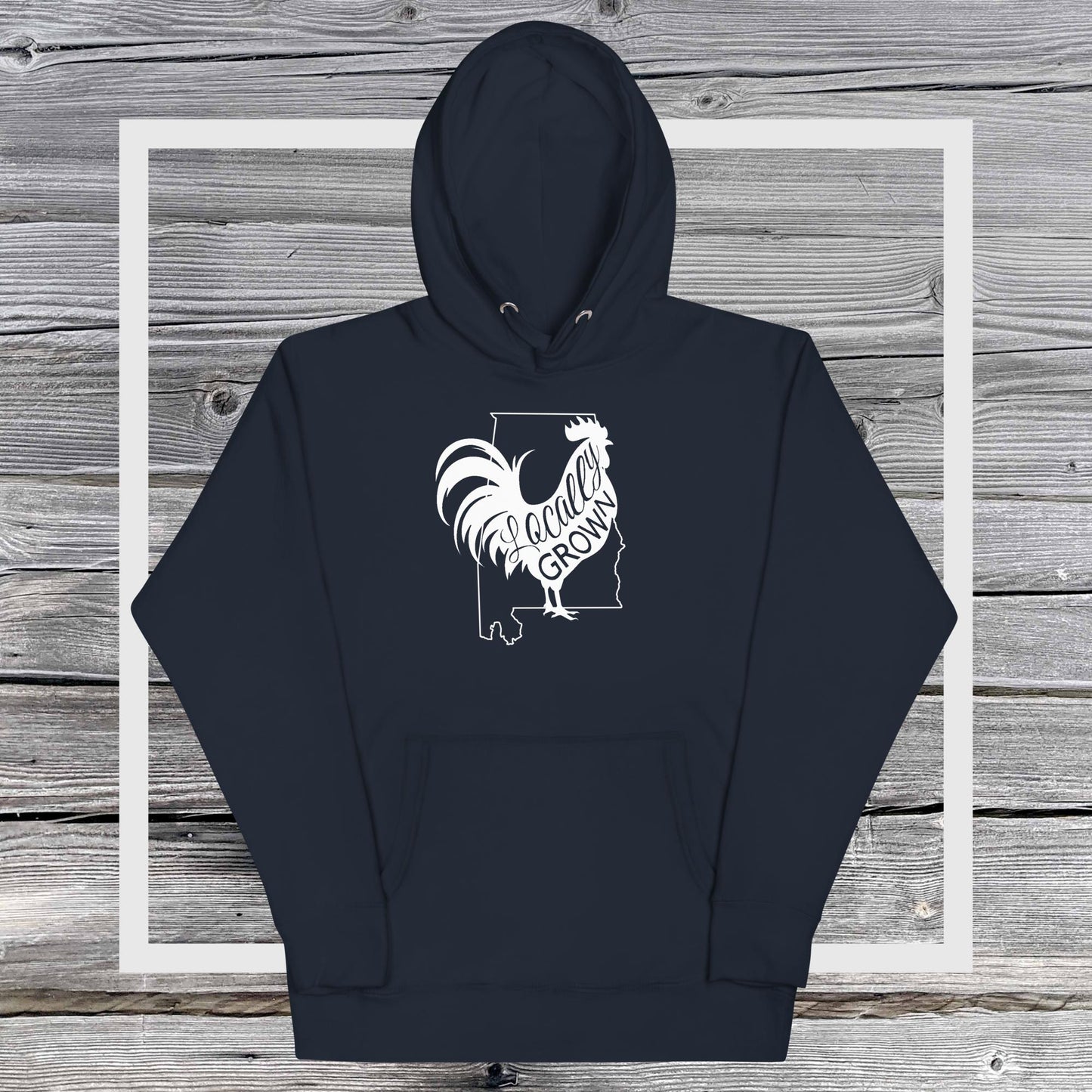 Unisex Locally Grown Alabama Cock Hoodie